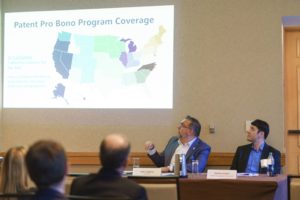 John Cabeca and Matt Dedon at LAIPLA Patent Pro Bono Event 2018