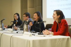 Emily Loughran speaks on a panel at LAIPLA's Washington in the West 2019