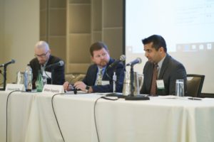 Milan Kapadia speaks on a panel at LAIPLA's Washington in the West 2019