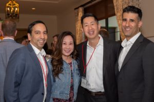 Guests enjoying the cocktail hour before dinner at LAIPLA Spring Seminar 2019