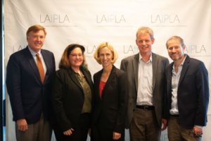 Justin Hughes, Danielle Van Lier, Rebecca Delfino, Eugene Volokh, Ben Sheffner at LAIPLA TechTainment™ 5.0