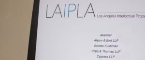 Poster display of list of LAIPLA member firms and companies