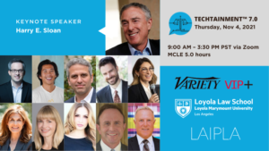 TechTainment 7.0 - Thursday, November 4, 2021. 9:00 AM - 3:30 PM, via Zoom