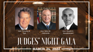 Judges' Night Gala 2022 - March 24, 2022, 5:00-6:00 PM