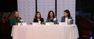 Women IP Attorneys in Los Angeles speak on a panel at an LAIPLA event