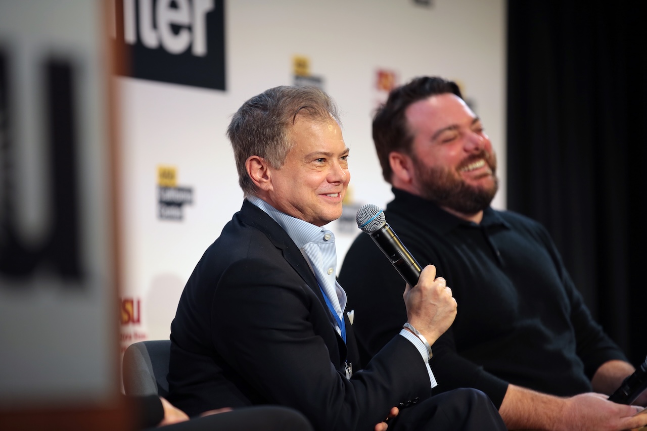 Craig Wagner speaks on a panel at TechTainment 2024